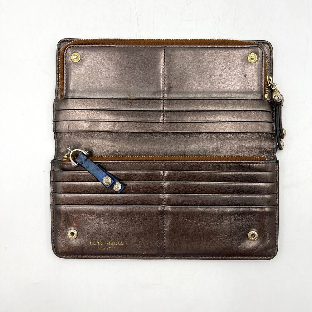 Henri Bendel Patchwork Snake Embossed Leather Wal… - image 4